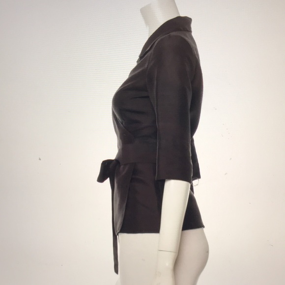 - Diane Von Furstenberg black Silk Top - Picture 2 of 6